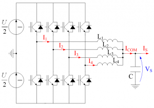 Convertisseur à 4 cellules parallèles